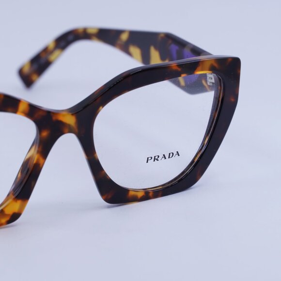 Prada PR09YV VAU1O1 Eyeglasses Honey Havana 54mm Cat Eye Frame - Picture 5 of 11